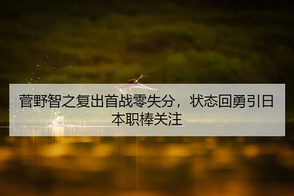 菅野智之复出首战零失分，状态回勇引日本职棒关注
